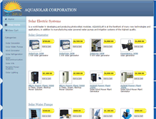 Tablet Screenshot of aguasolar.com